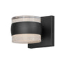ET2 Modular Can 2-Light LED Sconce Black