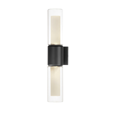 ET2 Dram 2-Light Large LED Outdoor Sconce Black