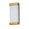 ET2 Acropolis 18" LED Outdoor Sconce Natural Aged Brass