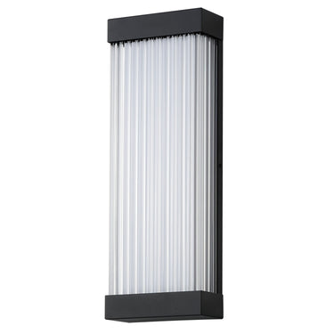 ET2 Acropolis 22" LED Outdoor Sconce Black