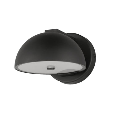 ET2 Cauldron 7" LED Outdoor Wall Sconce Black