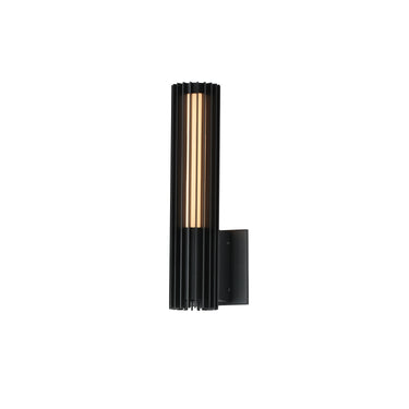 ET2 Citadel 14" LED Outdoor Wall Sconce Black