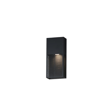 ET2 Grate 14" LED Outdoor Wall Sconce Black