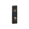 ET2 Grate 24" LED Outdoor Wall Sconce Black
