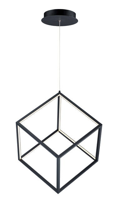 ET2 4 Square LED Pendant Black