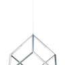 ET2 4 Square LED Pendant Polished Chrome