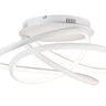 ET2 Twisted LED Flush Mount Matte White