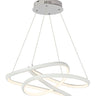 ET2 Twisted LED Pendant Matte White