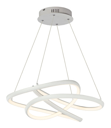 ET2 Twisted LED Pendant Matte White