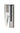 ET2 Quartz crystal stalactite wall sconce, Polished Chrome, front view