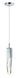 ET2 Quartz crystal mini pendant, Mini 15.75 in high Polished Chrome, front view