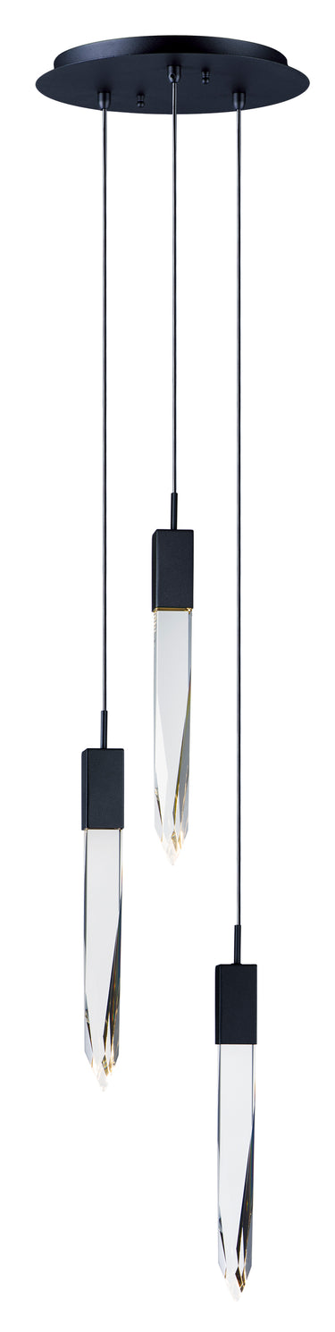 ET2 Quartz 3-Light LED Pendant Black