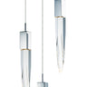ET2 Quartz 3-Light LED Pendant Polished Chrome