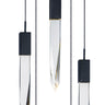 ET2 Quartz 5-Light LED Pendant Black