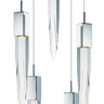 ET2 Quartz 5-Light LED Pendant Polished Chrome