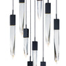 ET2 Quartz 9-Light LED Pendant Black