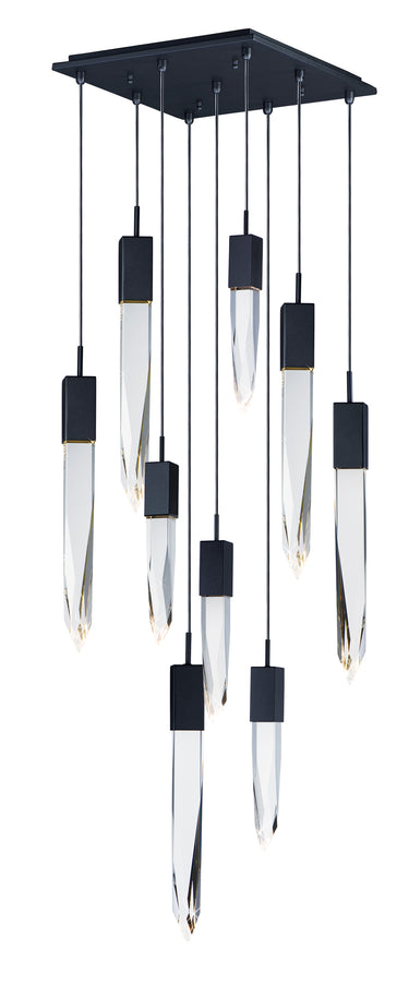 ET2 Quartz 9-Light LED Pendant Black