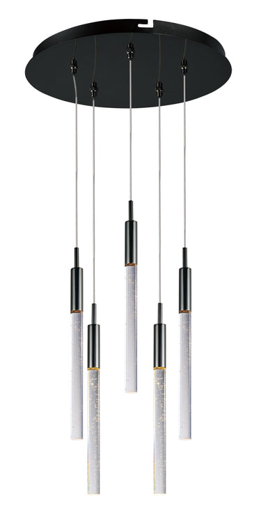 ET2 Scepter 5-Light LED Pendant Black Chrome