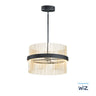 ET2 Chimes 24" LED Pendant WiZ Black/Satin Brass