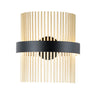 ET2 Chimes 5CCT Select Wall Sconce Black/Satin Brass