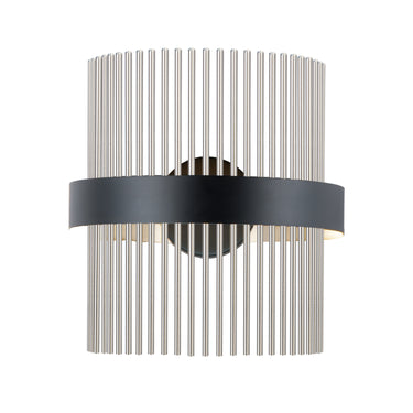 ET2 Chimes 5CCT Select Wall Sconce Black/Satin Nickel