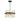 ET2 Chimes 5CCT Select 24" Pendant Black/Satin Brass