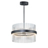 ET2 Chimes 5CCT Select 24" Pendant Black/Satin Nickel