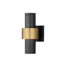 ET2 Reveal Medium LED Outdoor Wall Sconce Black/Gold