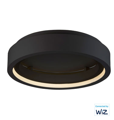 ET2 iCorona 24" LED Flush Mount WiZ Color Black