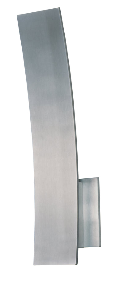 ET2 Alumilux: Prime LED Outdoor Wall Sconce Satin Aluminum