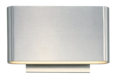 ET2 Alumilux: Spartan LED Outdoor Wall Sconce Satin Aluminum