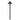ET2 Alumilux: Bollard Cone Light with 24" Pole Black