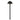 ET2 Alumilux: Bollard Dome Light with 24" Pole Black