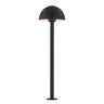 ET2 Alumilux: Bollard Dome Light with 24" Pole Black