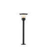 ET2 Alumilux: Bollard Fountainhead Light with 16" Pole Black