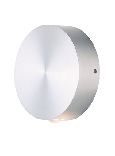 ET2 Alumilux: Glint LED Outdoor Wall Sconce Satin Aluminum