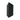 ET2 Fractal faceted cast aluminum outdoor wall light, 6.5 x 14 in Black, front view