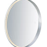 ET2 27.5" Round LED Mirror Brushed Aluminum