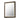ET2 Sawyer wood framed backlit mirror, 24"x36" Walnut, front view