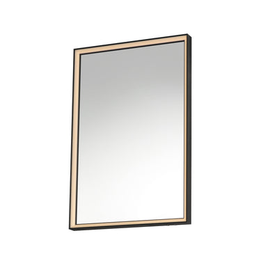 ET2 Bevel 24"x30" LED Mirror 2CCT Brushed Black