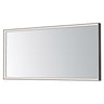 ET2 Bevel 60"x28" LED Mirror-2CCT Brushed Black