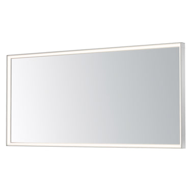 ET2 Bevel 60"x28" LED Mirror Satin Nickel
