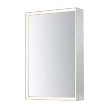 ET2 Bevel 24" x 36" Medicine Cabinet LED Mirror 3000K Satin Nickel