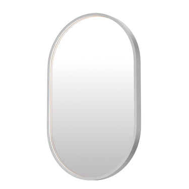 ET2 Elisse 20''X32'' Oval LED Mirror Satin Nickel