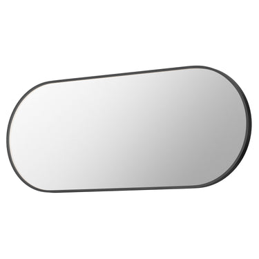 ET2 Elisse Oval 28" x 68" Oval LED Mirror Black