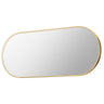 ET2 Elisse 68''X28'' Oval LED Mirror Gold