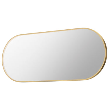 ET2 Elisse 68''X28'' Oval LED Mirror Gold
