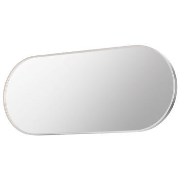 ET2 Elisse 68x28 Oval SN LED MIRROR Satin Nickel