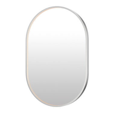 ET2 Elisse 24x36 Oval SN LED MIRROR Satin Nickel