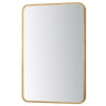 ET2 Elisse 24''X36'' Rectangle LED Mirror Gold